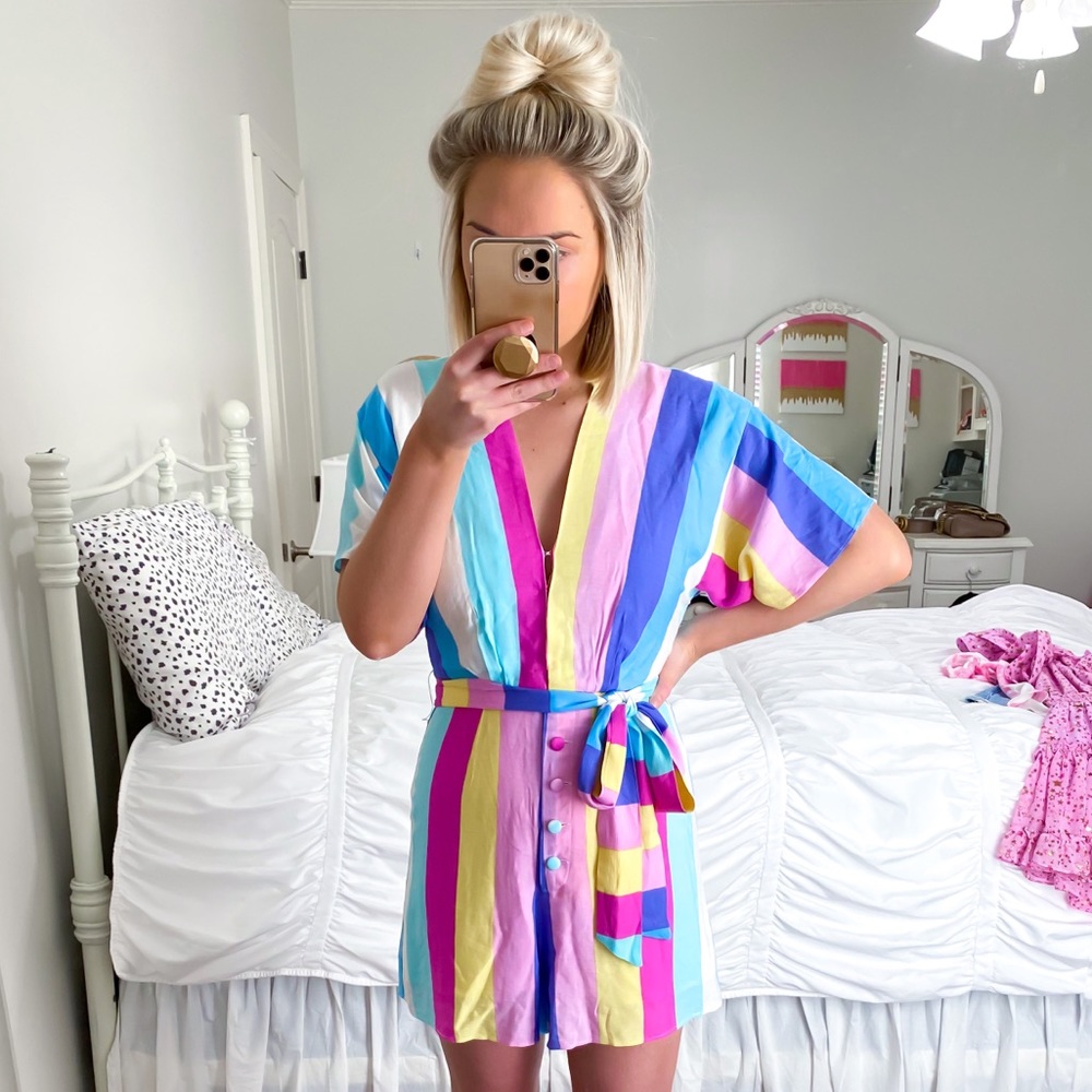 BuddyLove Striped Romper